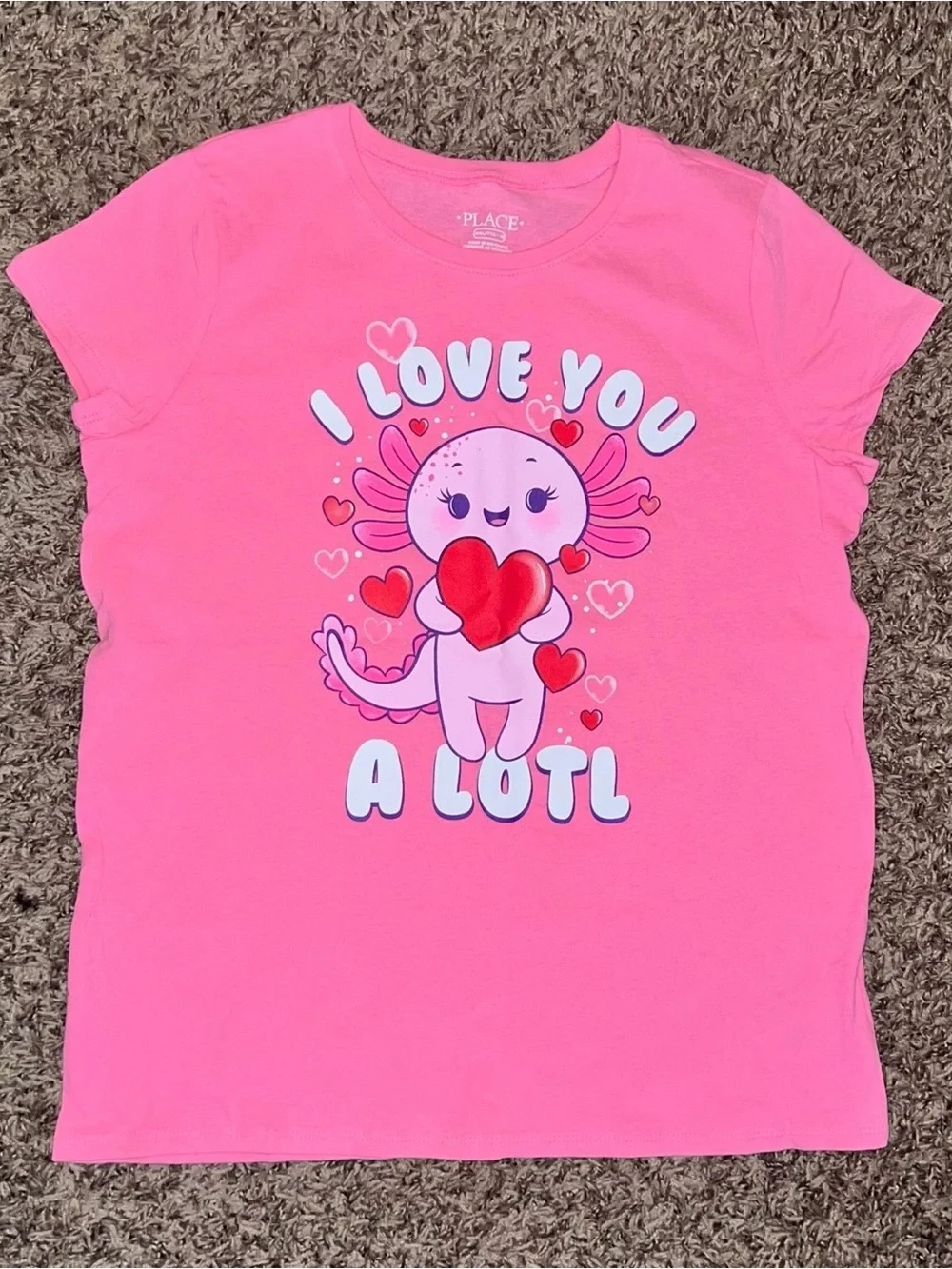Girl’s sz 16 Axolotl Heart Tee